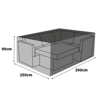 Bosmere Ultimate Protector Sofa Dining Set Cover Large Rectangular Charcoal UM693C