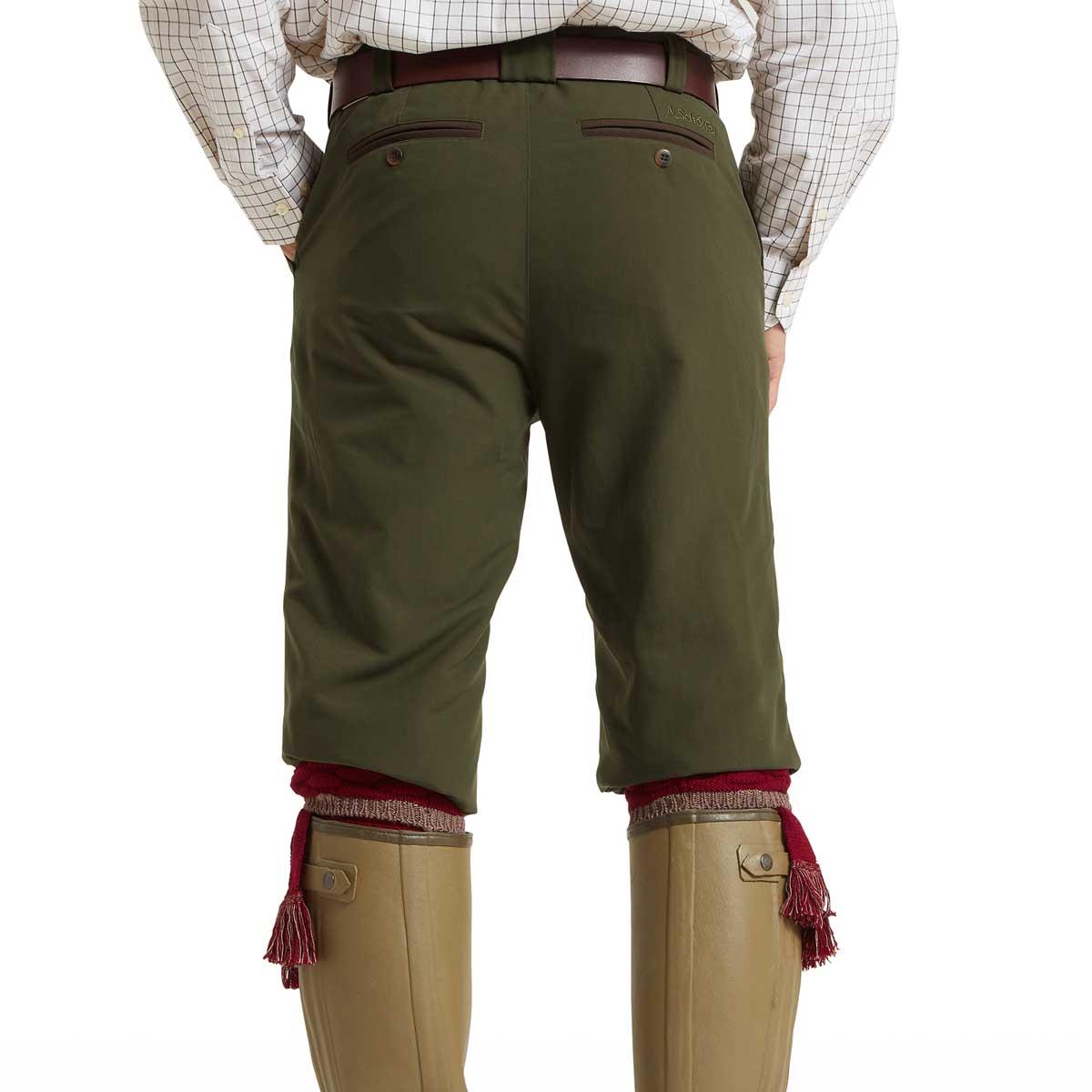 Hunter Green Schoffel Mens Ptarmigan Plus Twos Back