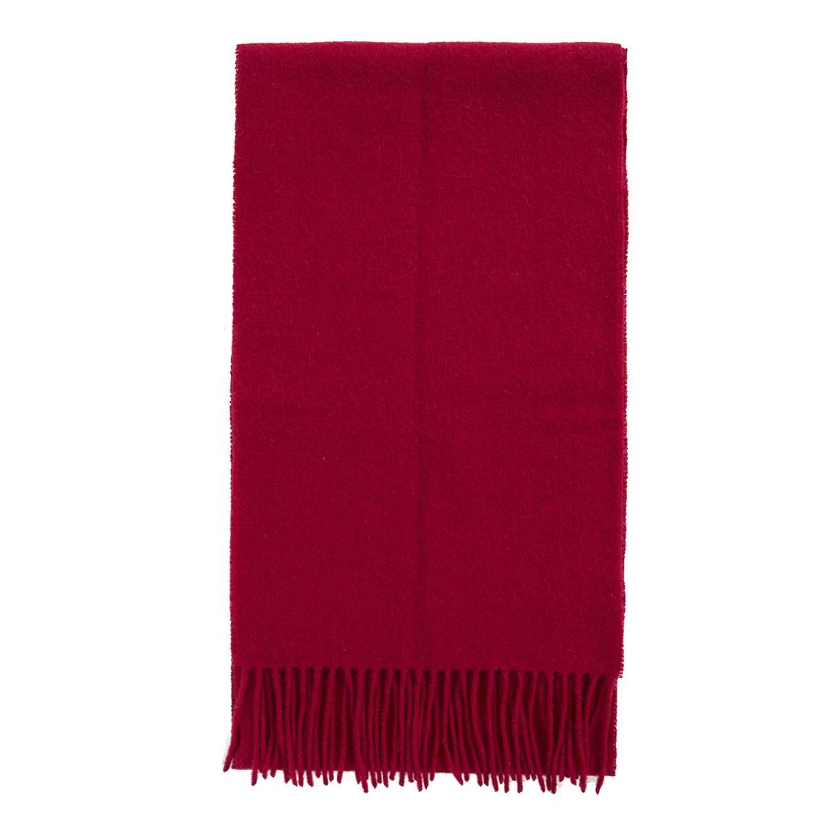 Wine Barbour Womens Lambswool Woven Scarf