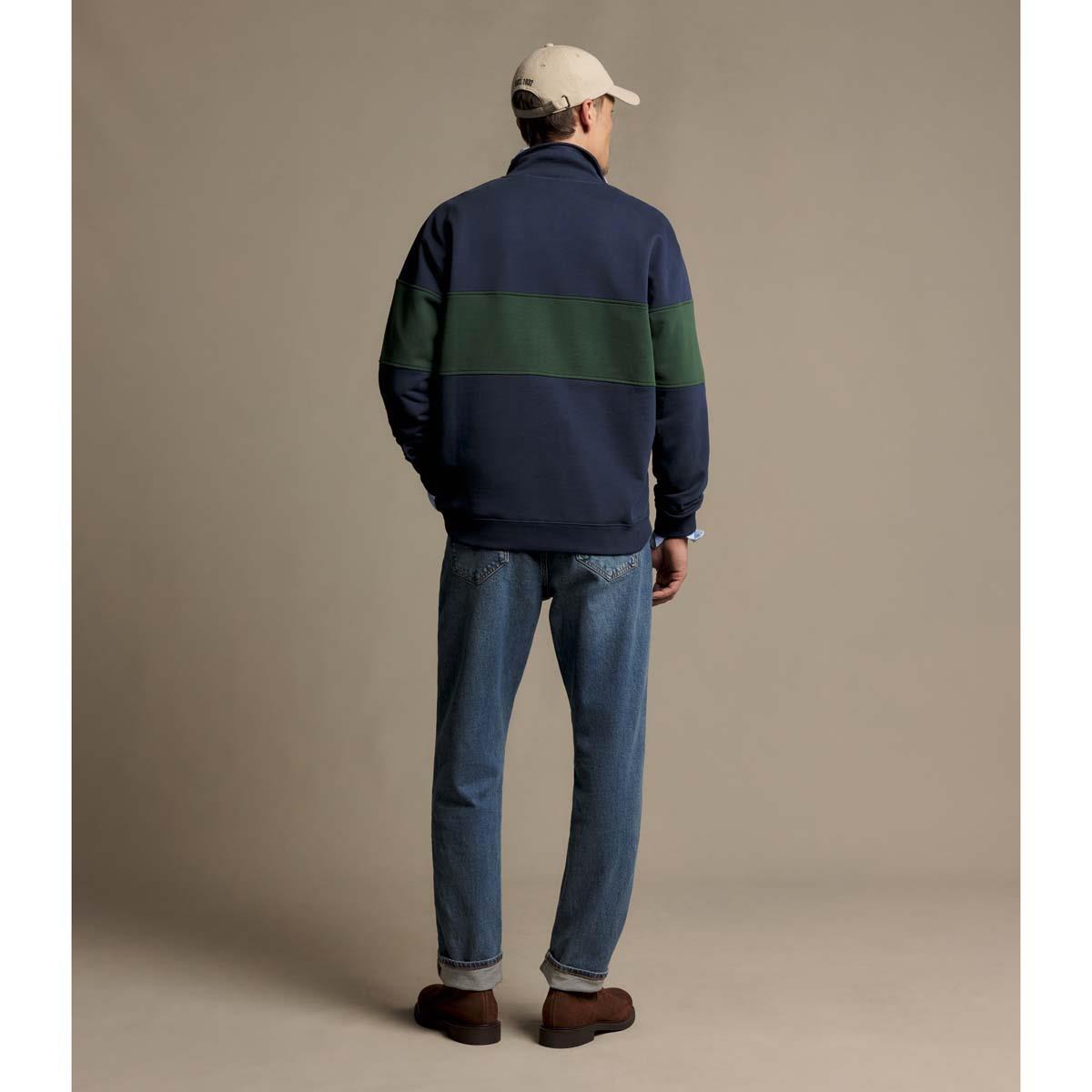 R.M. Williams Mens Heritage 1/4 Zip Sweatshirt