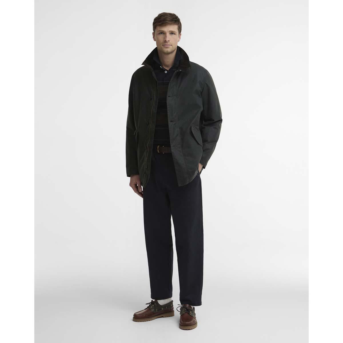Barbour Mens Modern Powell Wax Jacket