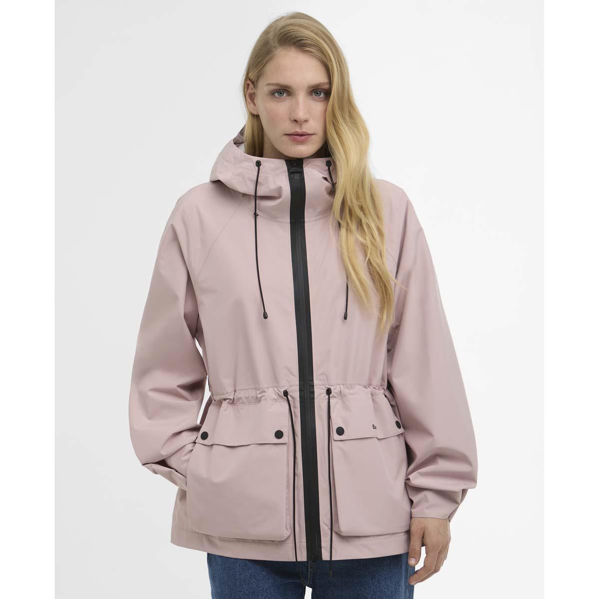 Gardenia/Fondant Barbour Womens Dovecragg Waterproof Jacket front