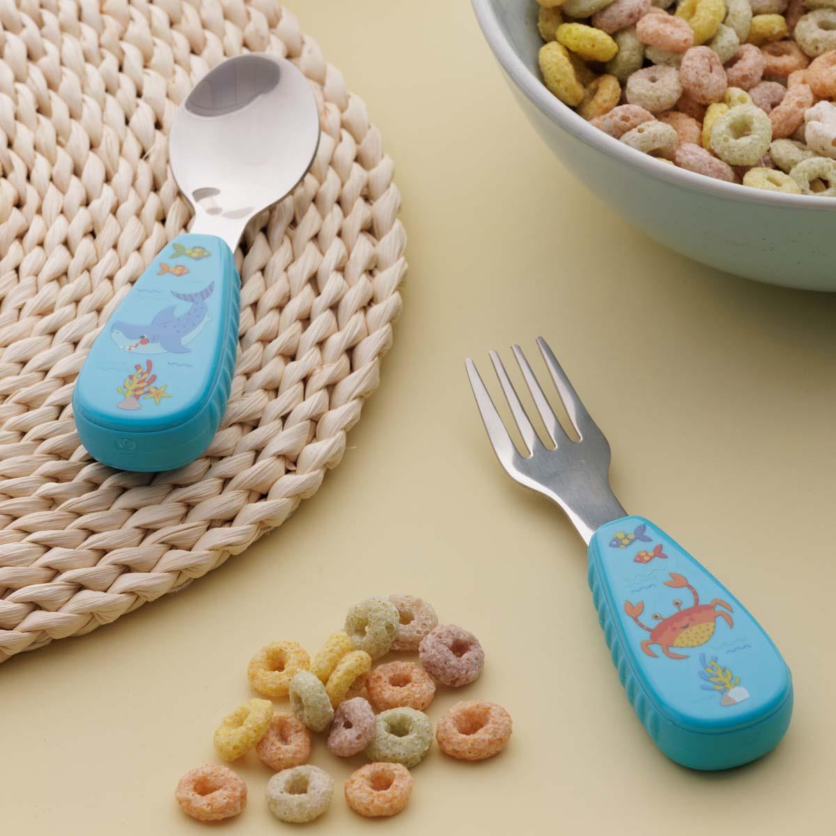 Viners Sea Life 2 Piece Kids Cutlery Set Giftbox LS