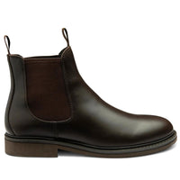 Brown Waxy Leather Side Profile