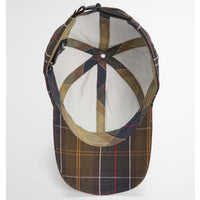 Barbour Mens Telfield Tartan Cap inside
