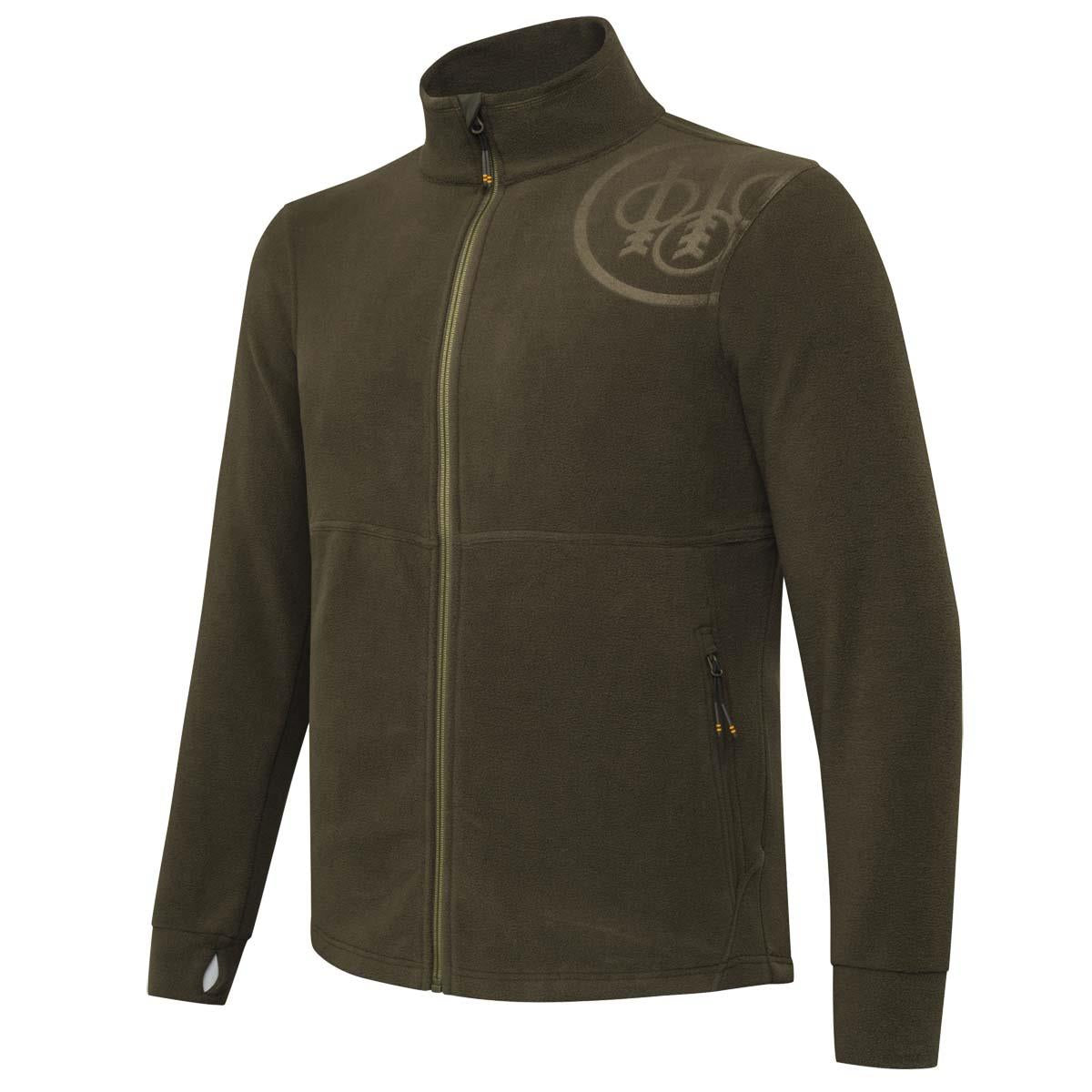 Green Moss Beretta Mens HP Logo Full Zip Jumper