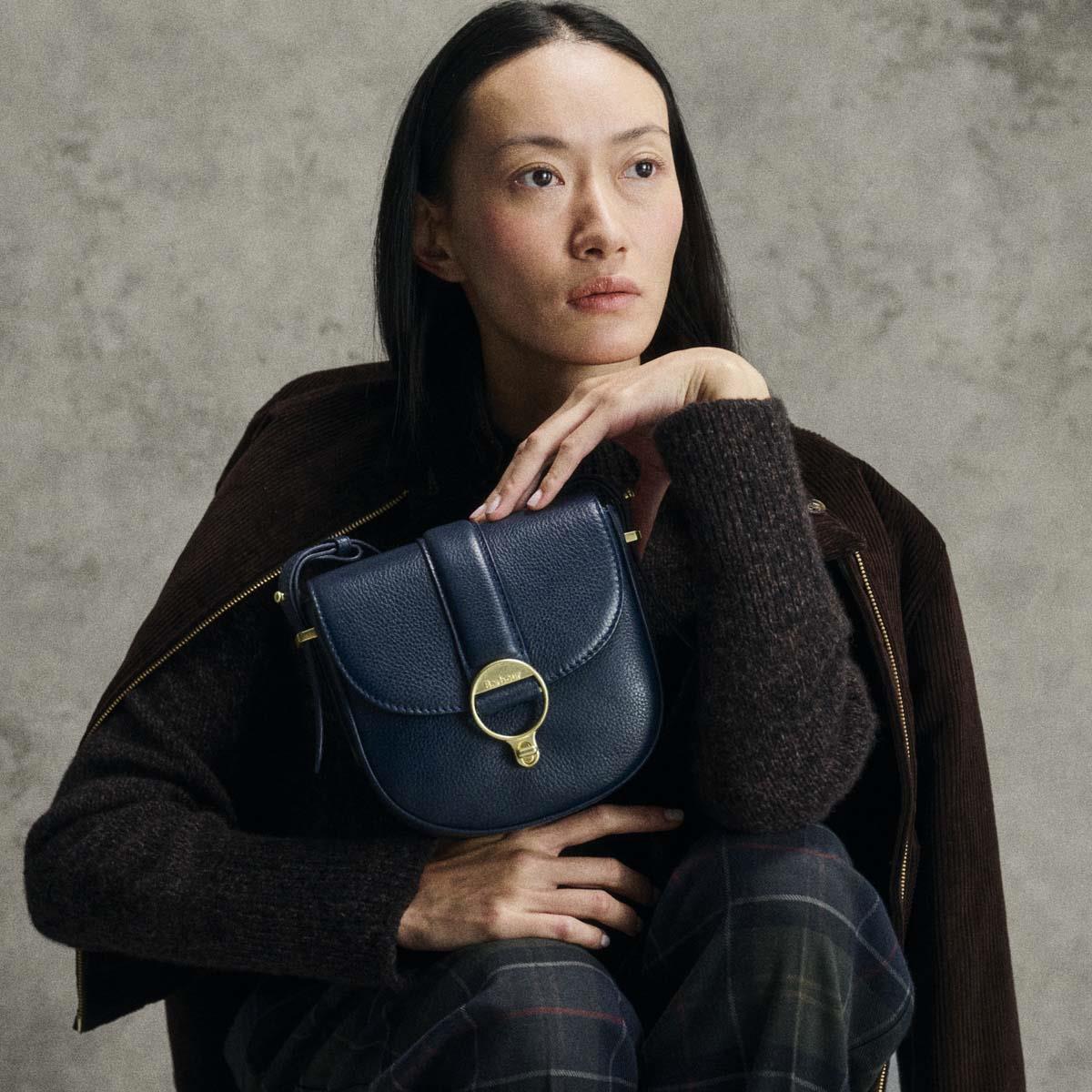 Barbour Womens Elm Leather Crossbody Bag