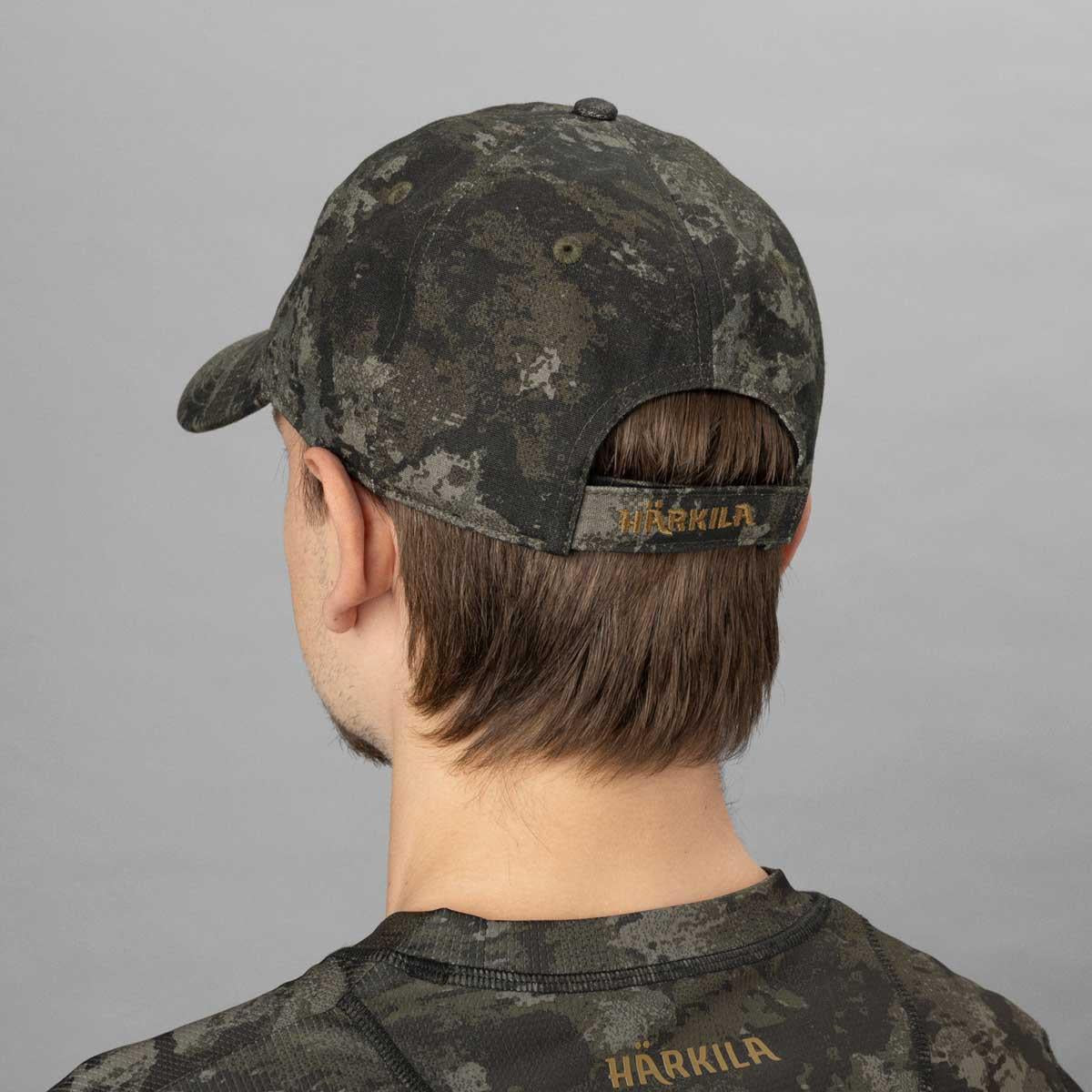 AXIS MSP Black/Black Harkila Mens Modi Camo Cap Back