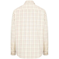 Rust Check Hoggs Of Fife Mens Chieftain Premier Tattersall Shirt BACK