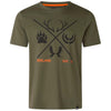 Grape Leaf Seeland Mens Big Game Hunter T-Shirt