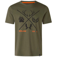 Grape Leaf Seeland Mens Big Game Hunter T-Shirt