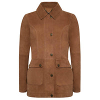 Cognac Holland Cooper Womens Country Suede Jacket