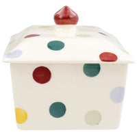 Emma Bridgewater Polka Dot Small Butter Dish SIDE2