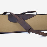 Teales Huntsman Oiled Leather & Khaki Canvas Zip Around Slip 30 Inch