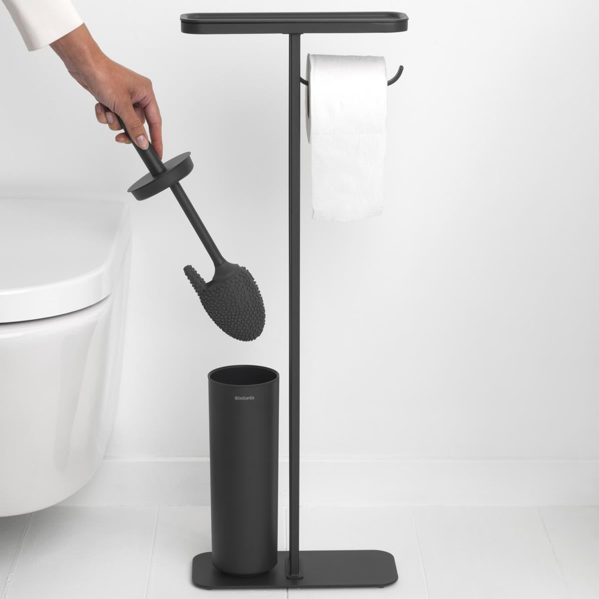 Brabantia MindSet Toilet Butler Mineral Infinite Grey Lifestyles