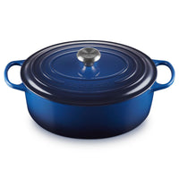 Le Creuset Signature Cast Iron Oval Casserole 31cm Lapis