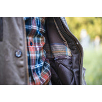 Hoggs Of Fife Mens Balerno Waxed Canvas Barn Coat