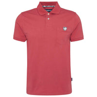 Red Spice Barbour Mens Tothill Tailored Fit Polo Shirt