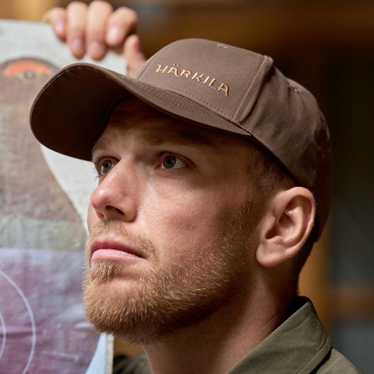 Harkila Mens Fjell Cap On Model Front