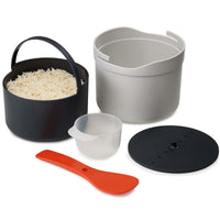 Stone/Orange Joseph Joseph M-Cuisine microwave rice cooker SET