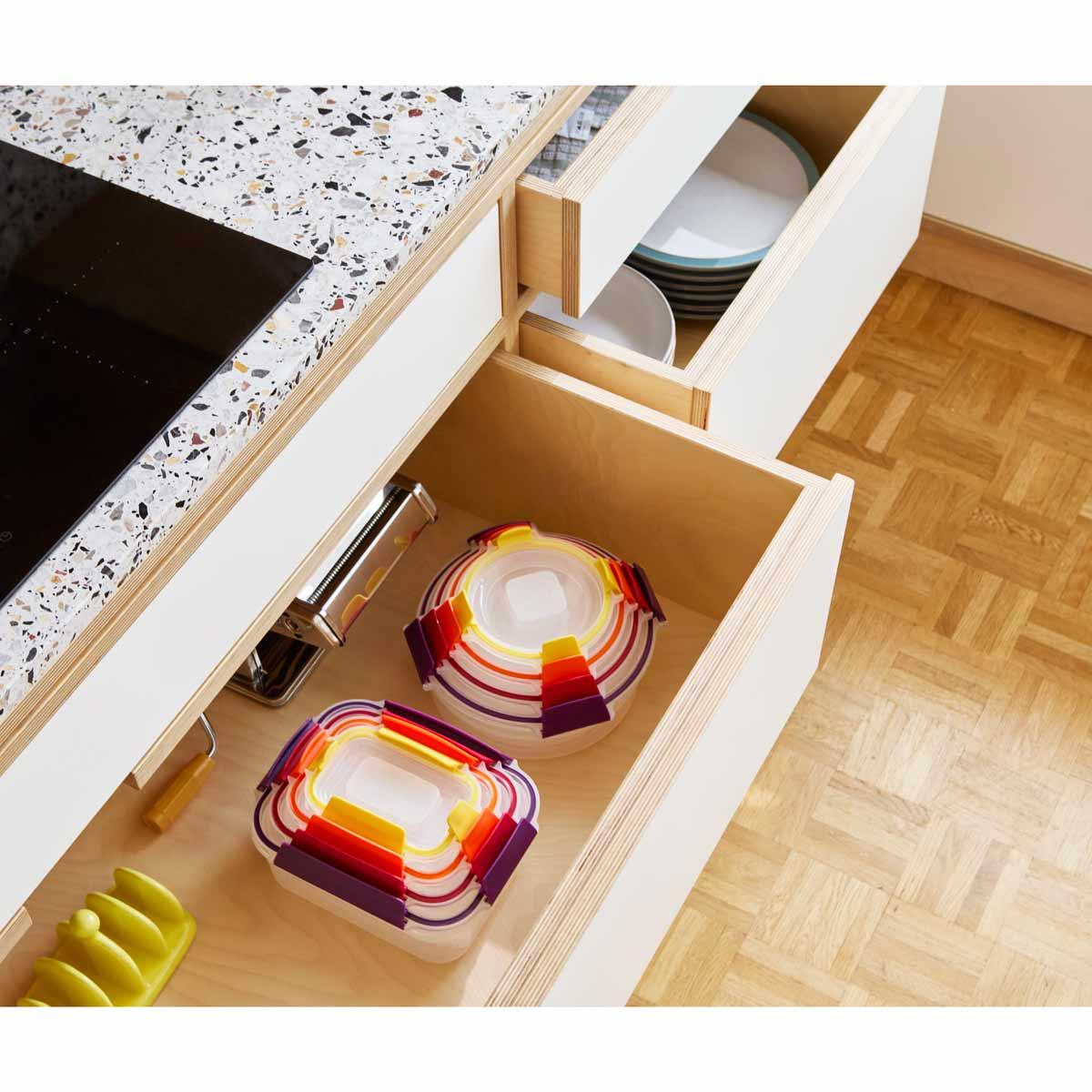 Joseph Joseph Nest Lock 8-Piece Mixed Food Container Set