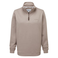 Mushroom Schoffel Womens Sennen Cove 1/4 Zip Sweatshirt