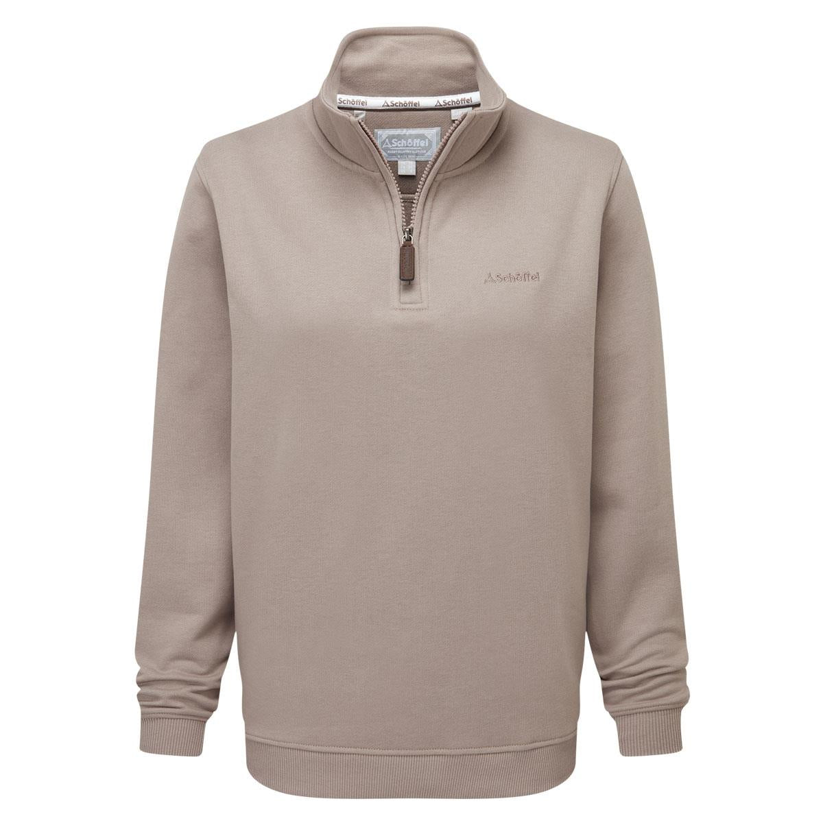 Mushroom Schoffel Womens Sennen Cove 1/4 Zip Sweatshirt