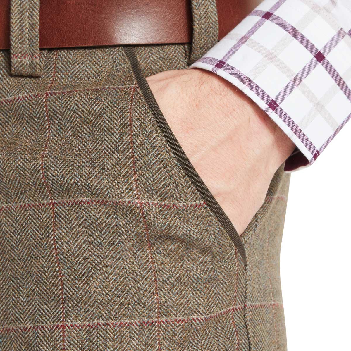 Lochlane Tweed Schoffel Ptarmigan Tweed Plus Twos Pocket