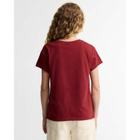 Cranberry Red Barbour Womens Hartland T-Shirt BACK