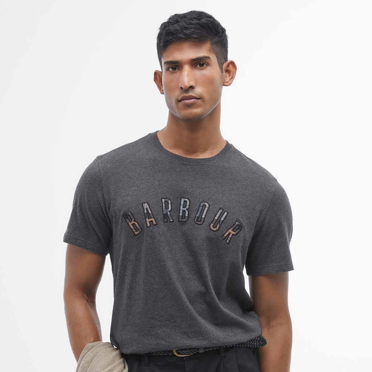 Barbour Mens Ancroft Tartan T-Shirt