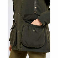 Olive Dubarry Womens Sherwood Waterproof Jacket Pocket Detail