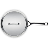 Le Creuset 3-Ply Stainless Steel 20cm Non Stick Chefs Pan lid