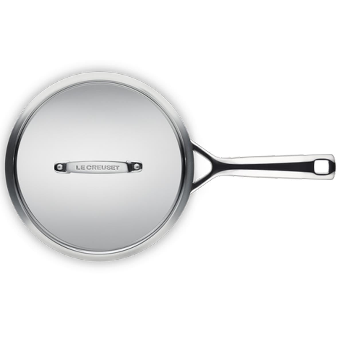 Le Creuset 3-Ply Stainless Steel 20cm Non Stick Chefs Pan lid