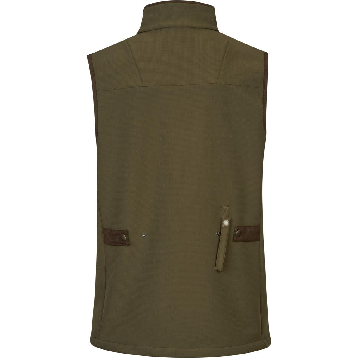 Light Pine Seeland Mens Wenlock Shooting Waistcoat Back