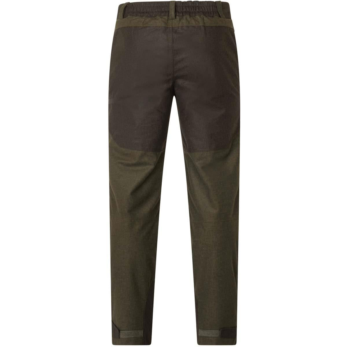 Pine Green Melange Seeland Mens Quest Trousers BACK