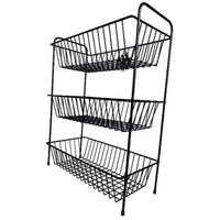 Delfinware 3 Tier Narrow Veg Rack