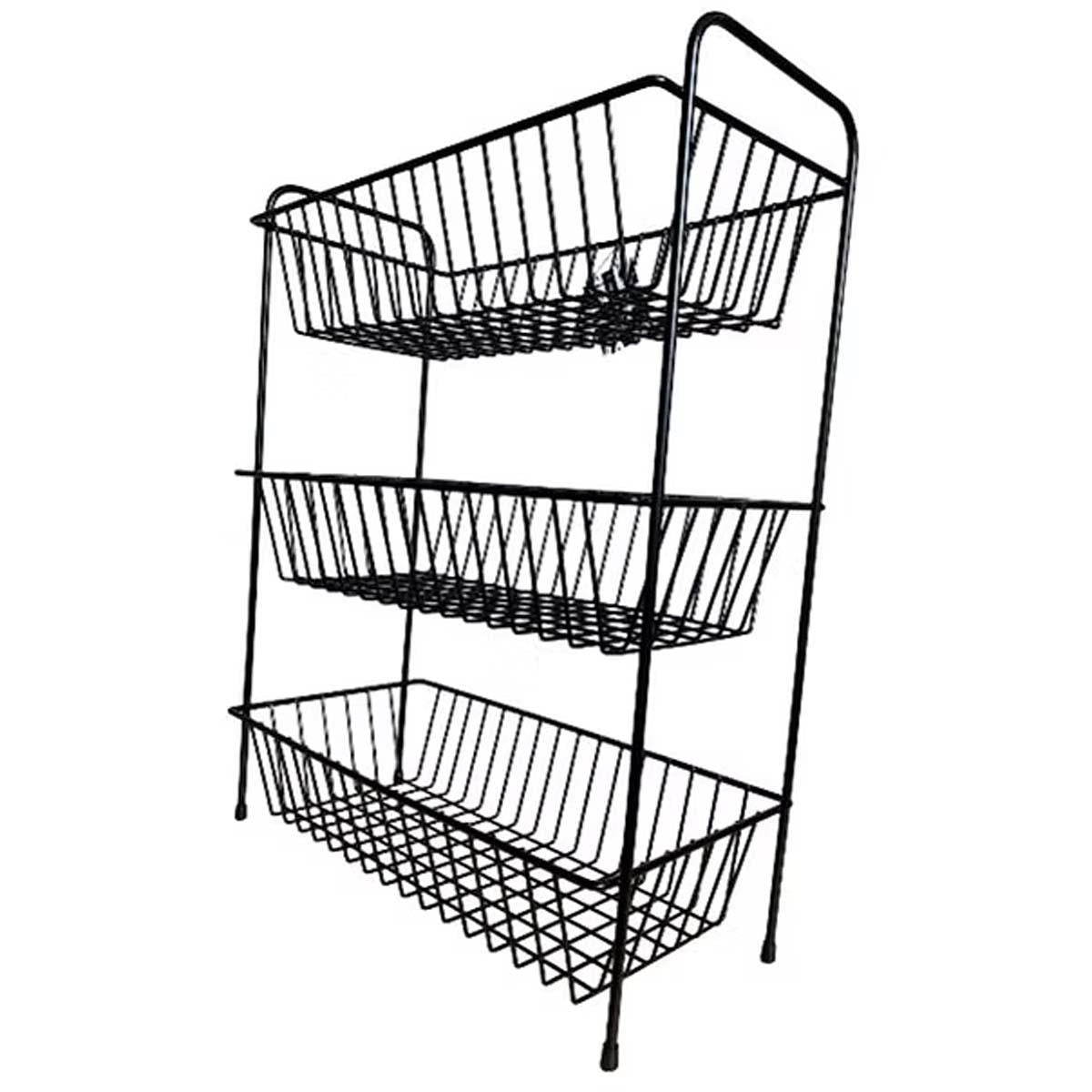 Delfinware 3 Tier Narrow Veg Rack