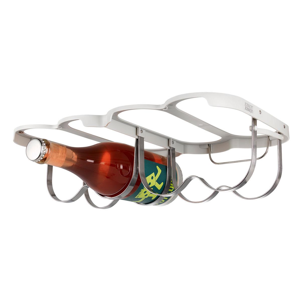 Light Stone Joseph Joseph Cradle Foldable Under-Shelf Wine Rack