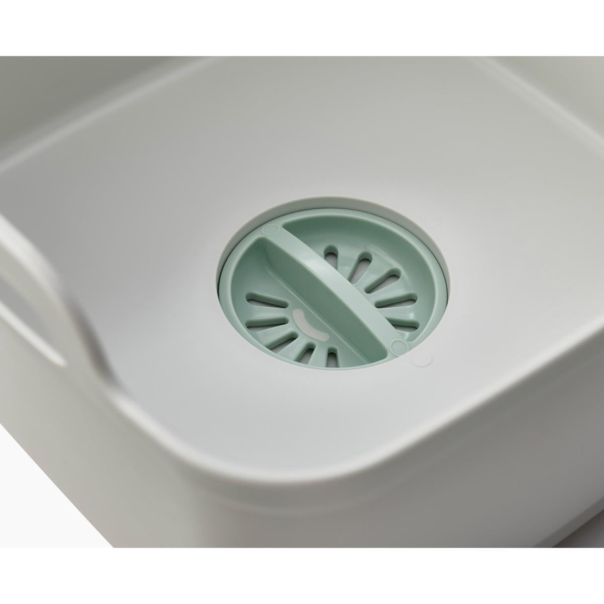 Light Stone/Sage Joseph Joseph Wash&Drain Bowl Plug Hole