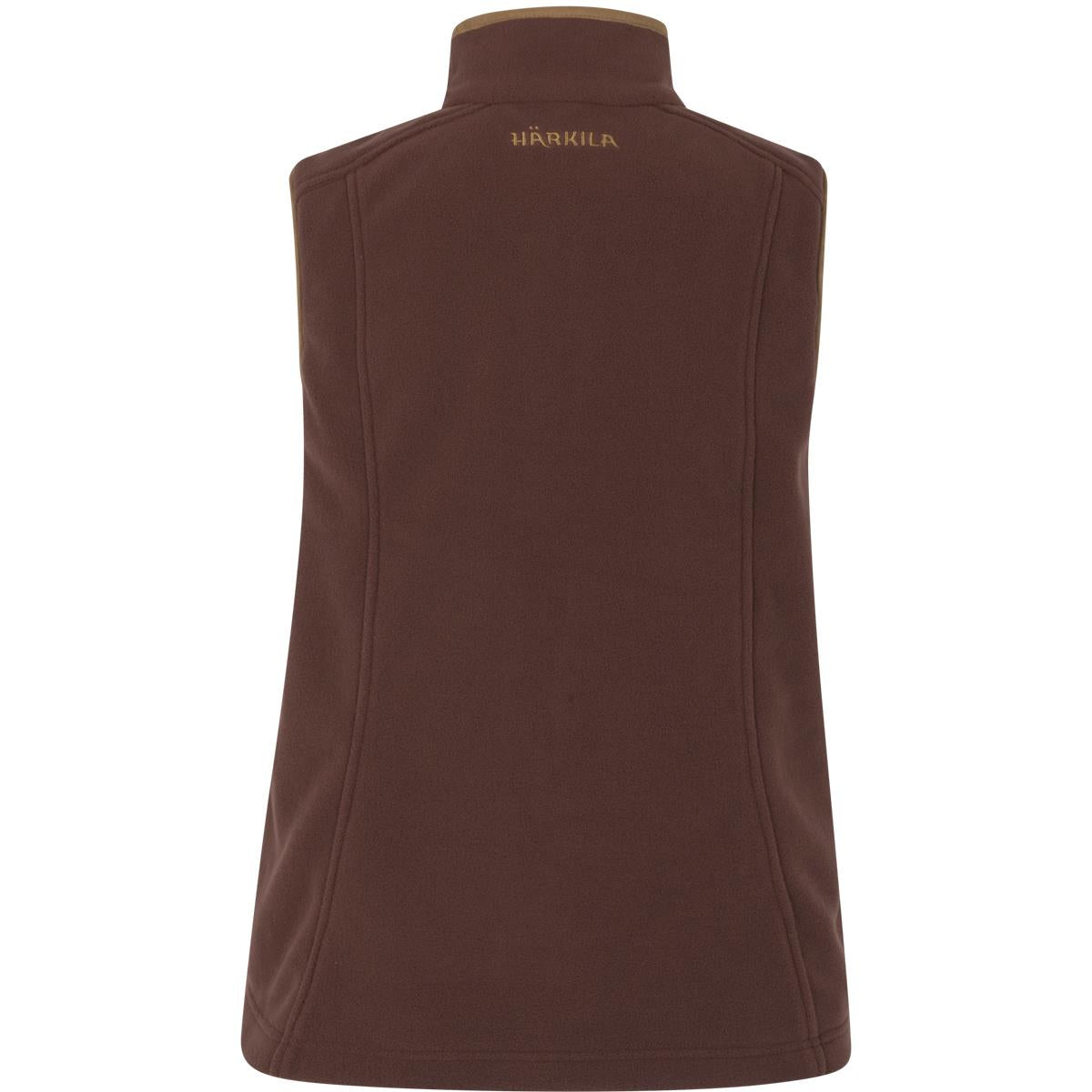 Burgundy Harkila Womens Sandhem 200 Waistcoat back