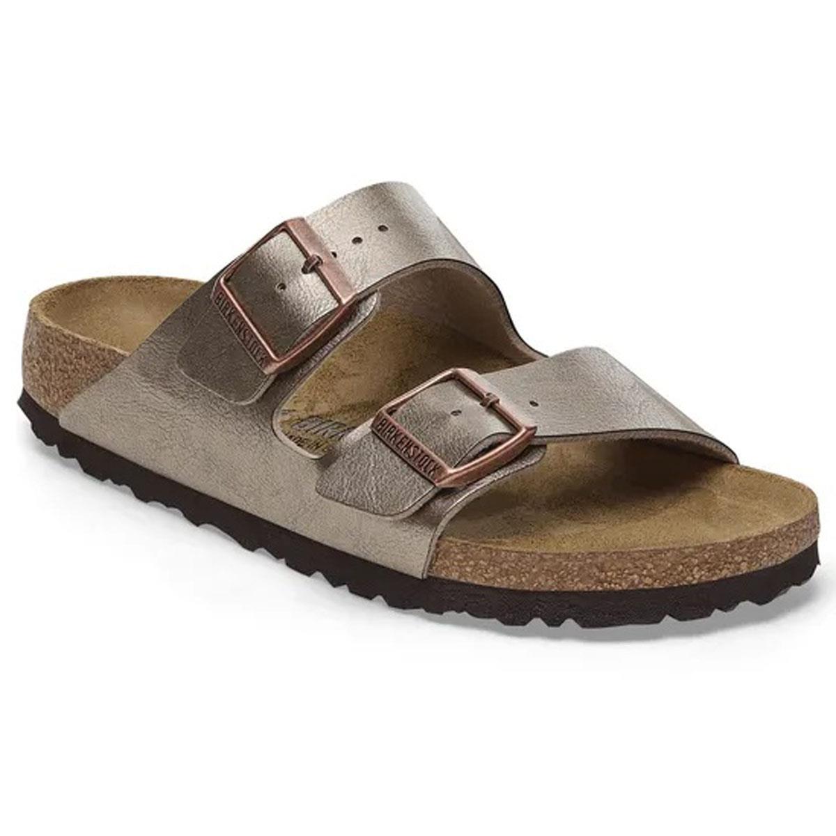 Graceful Taupe Birkenstock Arizona Birko-Flor