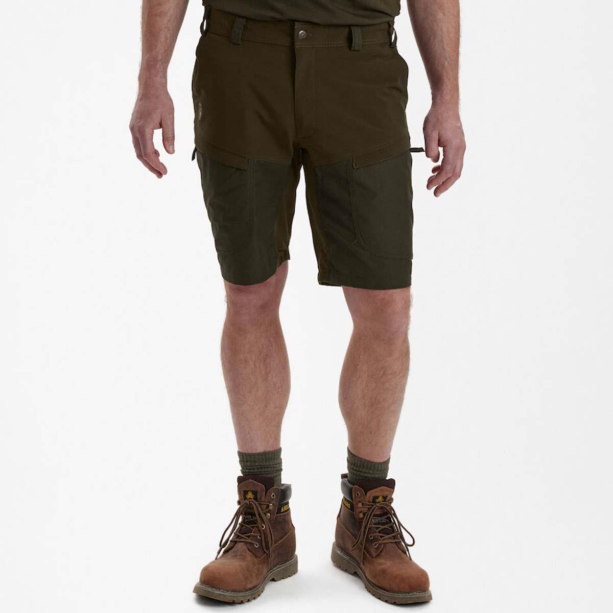 Deep Green Deerhunter Mens Strike Shorts front