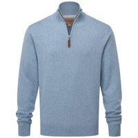 Schoffel Mens Porthmeor Pima Cotton 1/4 Zip Jumper
