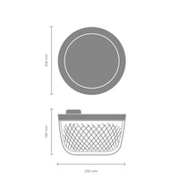 Brabantia Tasty+ Salad Spinner Diagram