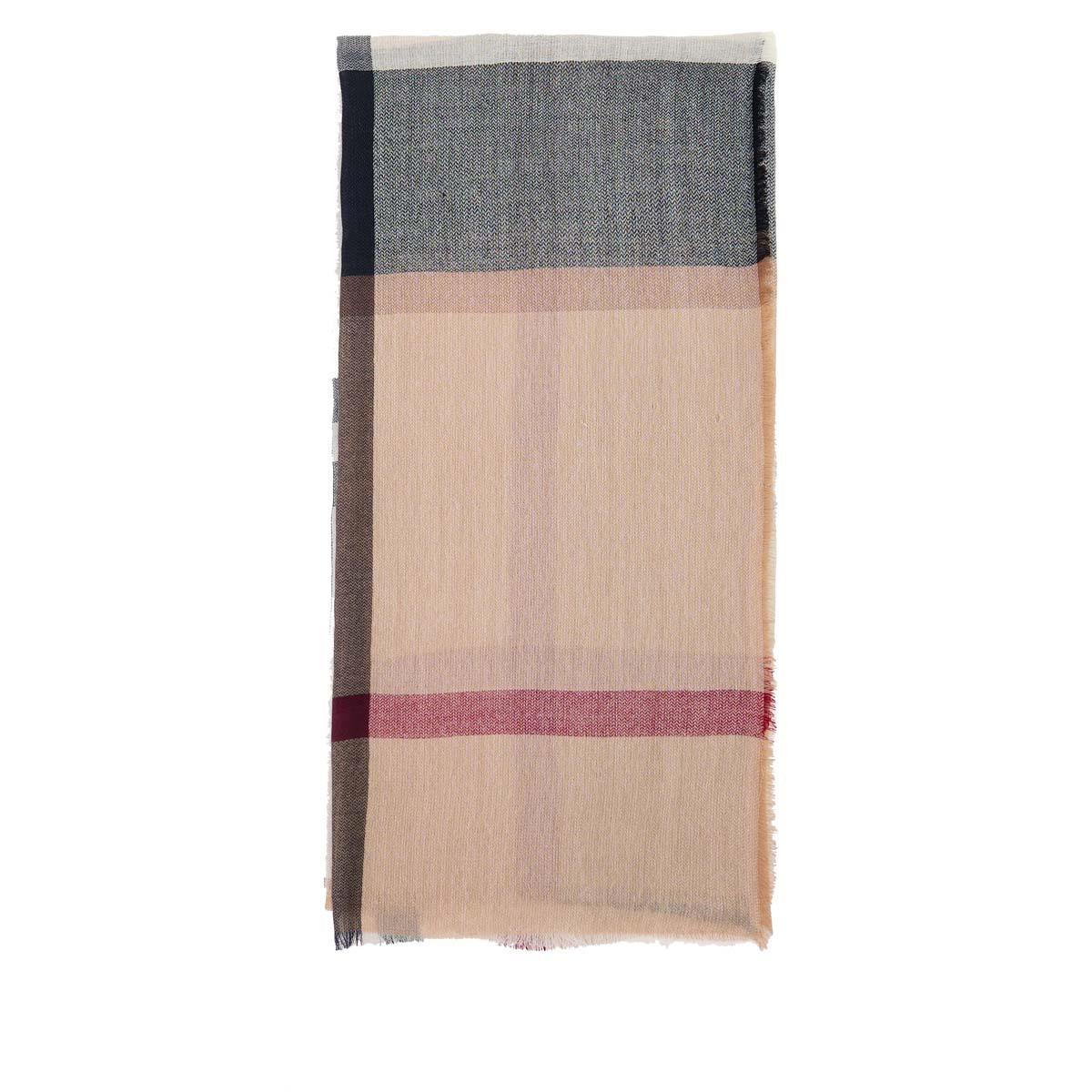 Hessian Tartan Barbour Womens Saffron Tartan Scarf
