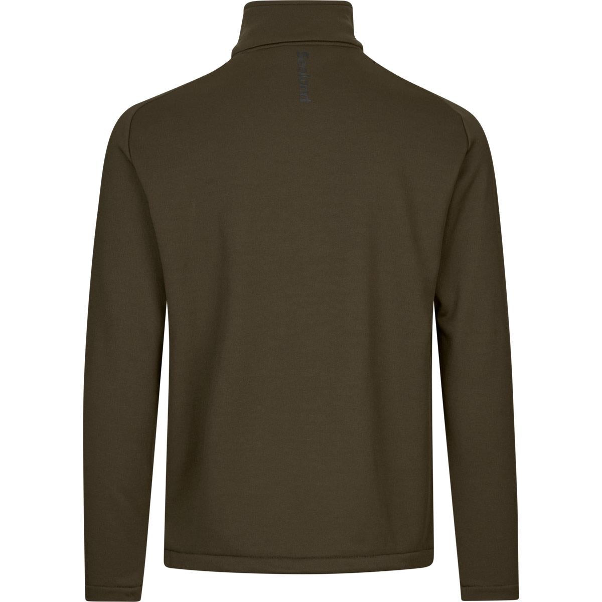 Pine Green Seeland Mens Tidal Fleece Jacket Back