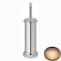 Antique Gold Samuel Heath Antique Metal Toilet Brush Set N4349-M