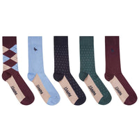 Schoffel Mens Bamboo Sock Box Of 5