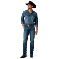 Ariat Mens Denim Retro Fit Shirt