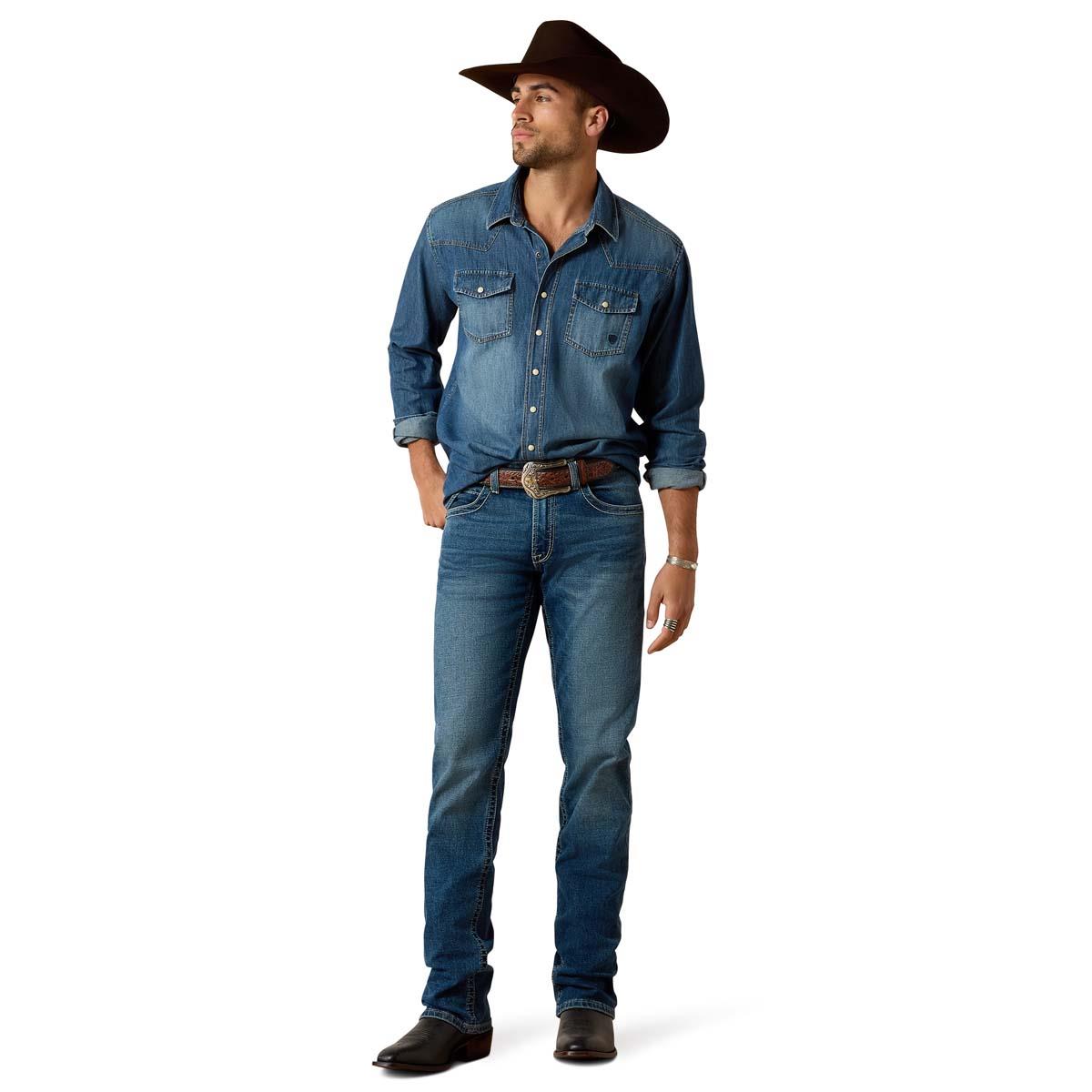 Ariat Mens Denim Retro Fit Shirt